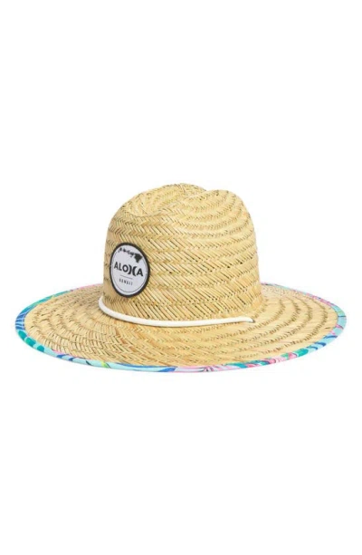 Shop Hurley Lahaina Straw Sun Hat In Khaki