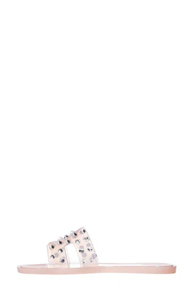 Chinese Laundry Transparent Slide Sandal In Pink Vinyl
