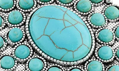 Shop Tasha Stone Ring In Turquoise