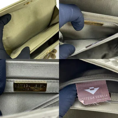 Shop Bottega Veneta Intrecciato Khaki Synthetic Shoulder Bag ()