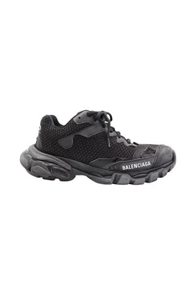 Shop Balenciaga Track 3 Sneaker Shoes In Black