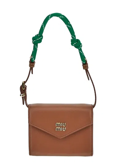 Shop Miu Miu Leather Wallet