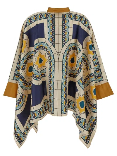 La Doublej Printed Top In Multicolor