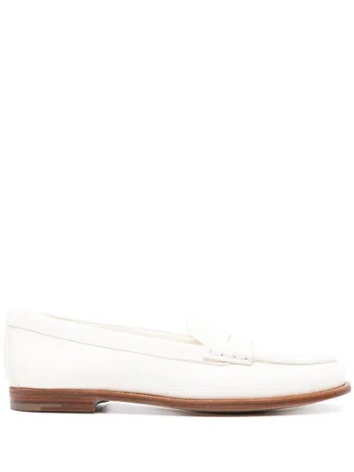 Shop Church's Leather Moccasins In White