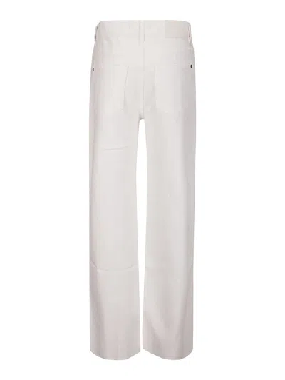 Shop 7 For All Mankind Straight Leg Jeans In White