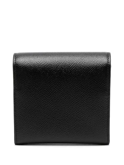 Shop Ami Alexandre Mattiussi Paris Paris Leather Wallet In Black