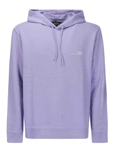 Shop Apc Purple Hoodie