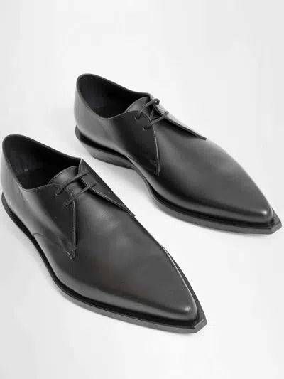 Shop Ann Demeulemeester Jip Pointy Derby Shoes In Black