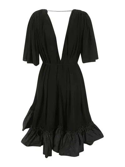 Shop Az Factory Vestido Midi - Negro In Black