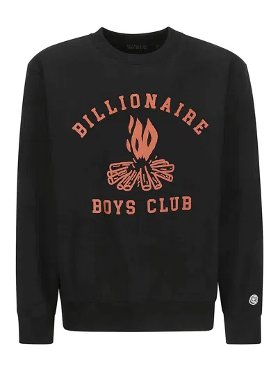 Shop Billionaire Printed Sweatshirt In Black