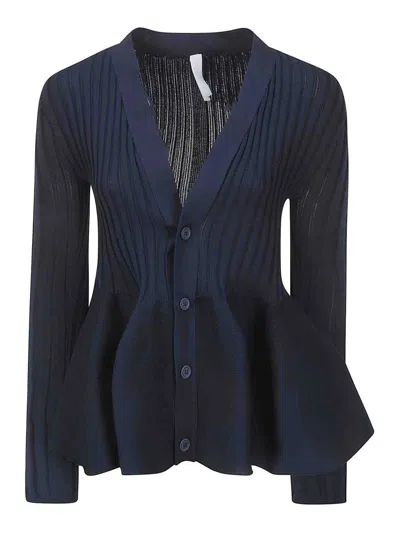Shop Cfcl Pottery Cardigan In Dark Blue