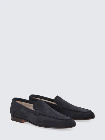 Shop Church's Margate Suede Loafers In Blue