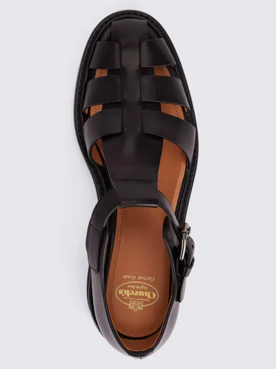 Shop Church's Hove Sandals In Black