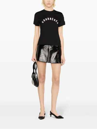 Courrèges Courreges Ac. T Shirt In Black