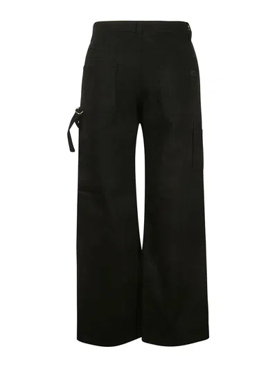Shop Courrèges Sailor Black Denim Baggy Pants