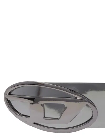 Shop Diesel B-1dr Belt In Silver