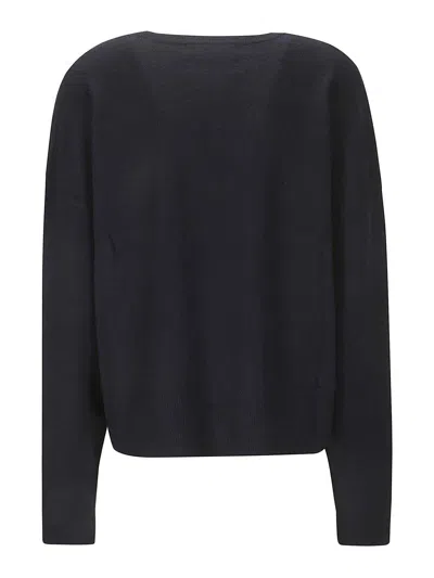 Shop Extreme Cashmere V-neck Sweater In Dark Blue