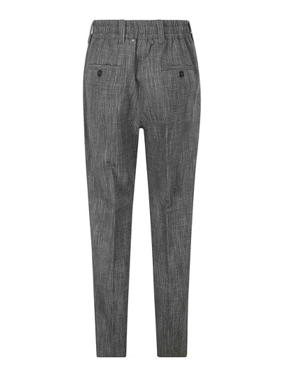 Shop Golden Goose High-waisted Tapered Trousers In Grey