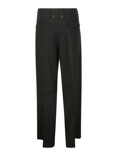 Shop Golden Goose Wide Leg Trousers In Black