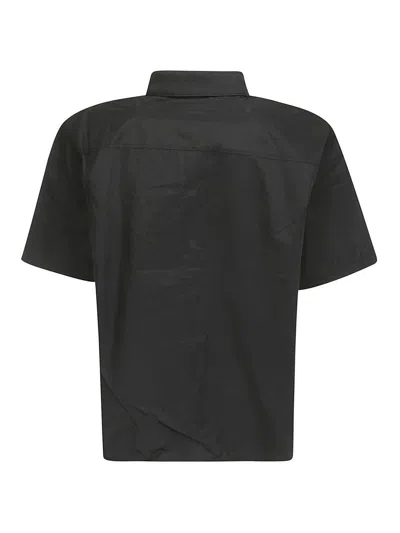 Shop Heliot Emil Black Nylon Shirt