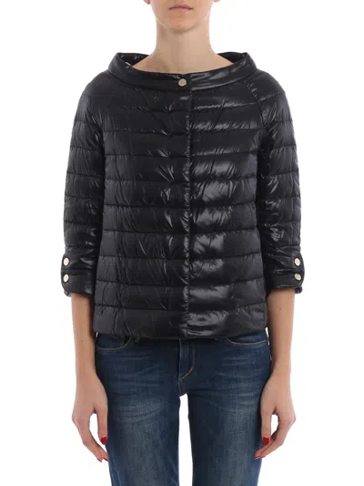 Shop Herno Chaqueta Alcochada - Elsa-iconico In Black