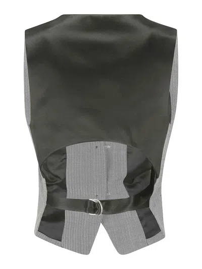 Shop Helmut Lang Gray Vest In Multicolour