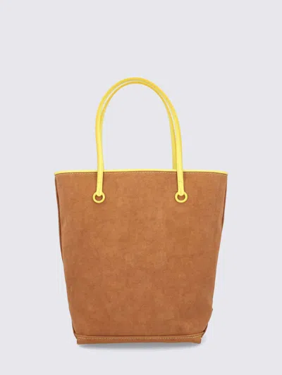 Shop Jw Anderson Anchor Tall Tote Bag In Beige