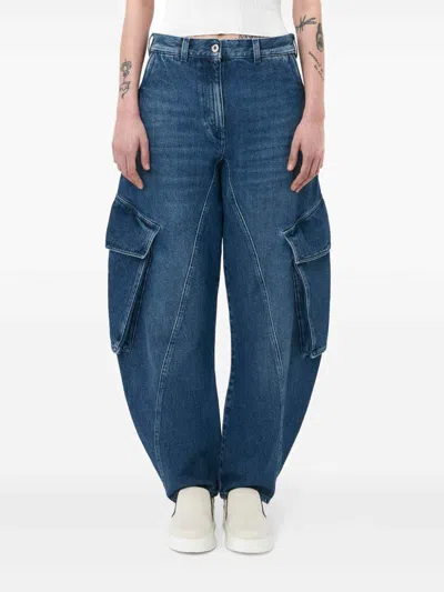 Shop Jw Anderson Jeans Boot-cut - Azul In Blue