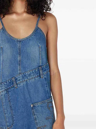 Jw Anderson J.w.anderson 'twisted Strappy' Dress In Light Blue