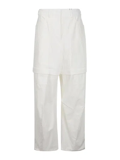 Shop Juunj Cargo Trousers In White