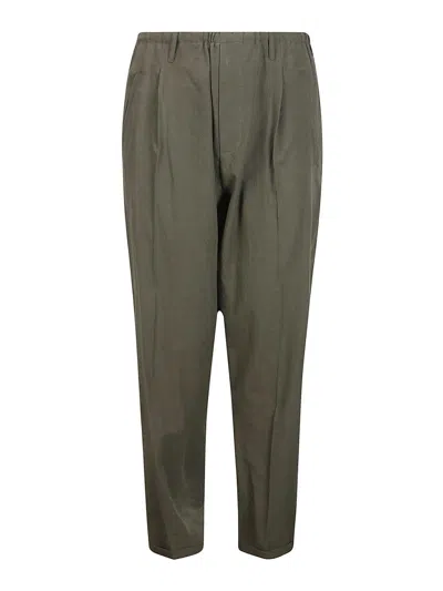 Shop Magliano Twill Trousers In Grey