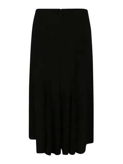 Shop Mugler Skirt With Logo In Black