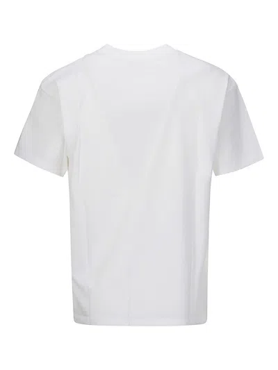 Shop Mm6 Maison Margiela T-shirt With Cut Out In White