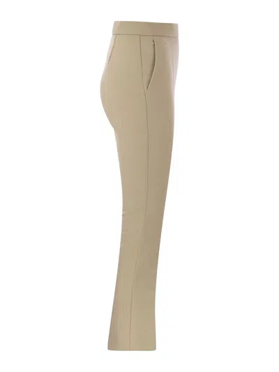 Max Mara Beige Nepeta High-waist Tailored Trousers In Beige