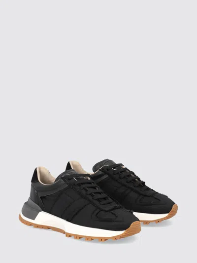 Shop Maison Margiela Sneakers In Technical Fabric In Black