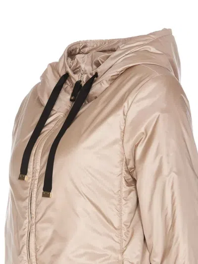 Shop Max Mara The Cube Greenh Waterproof Canvas Travel Jacket In Beige