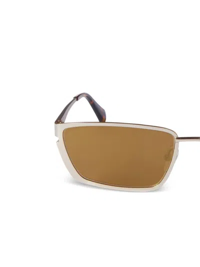Shop Off-white Richfield Square-frame Sunglasses In Gold