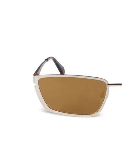 Off-white Richfield Square-frame Sunglasses In Gold