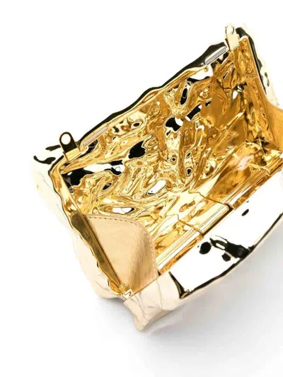 Shop Off-white Bolso Clutch - Dorado In Gold