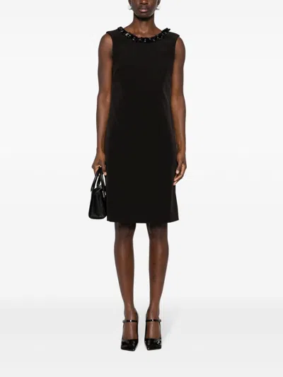 P.a.r.o.s.h Sequin-embellished Column Dress In Black