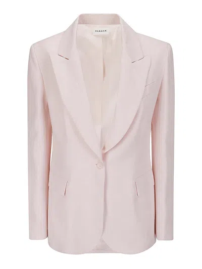Shop P.a.r.o.s.h Blazer With Lapels In Pink