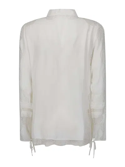 Shop P.a.r.o.s.h White Shirt In Cream