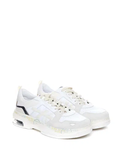 Shop Premiata Drake Sneakers In White