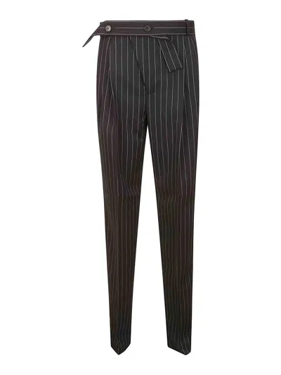 Shop Setchu Tailored Trousers In Blue