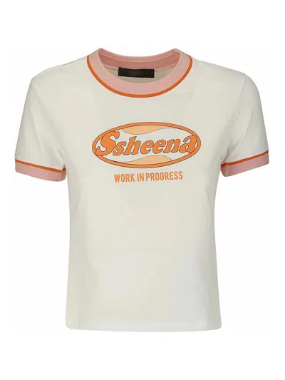 Shop Ssheena Crew Neck T-shirt In Fuchsia