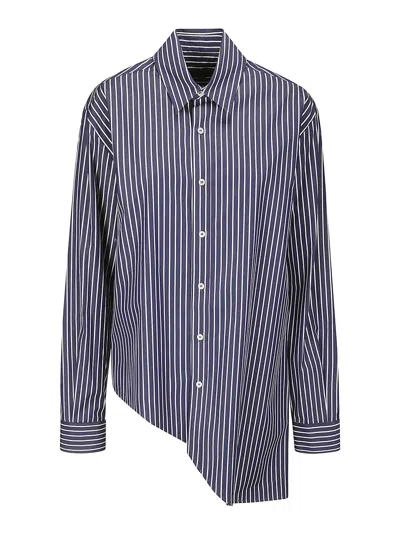 Shop Ssheena Asymmetric Shirt In Blue