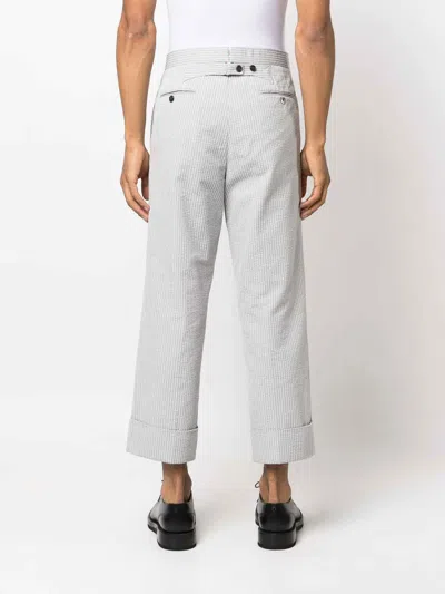 Shop Thom Browne Pantalones De Sastrería - Gris In Grey