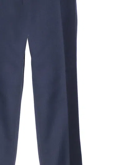 Shop Grifoni Trousers In Blue
