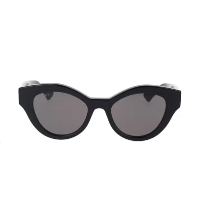 Gucci Grey Cat Eye Ladies Sunglasses Gg0957s 002 51 In Black