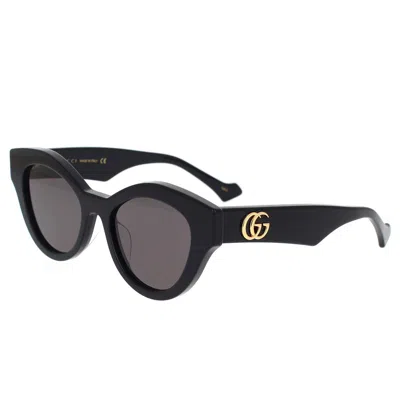 Gucci Grey Cat Eye Ladies Sunglasses Gg0957s 002 51 In Black